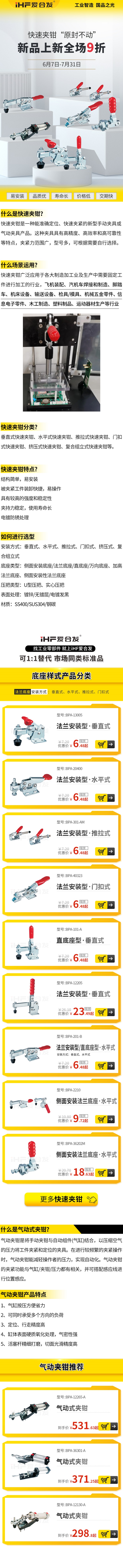 「產品（pǐn）上新」愛合發快速夾鉗什麽場（chǎng）景應用？